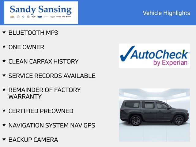 Certified 2022 Jeep Wagoneer Series III AWD/4WD image 6