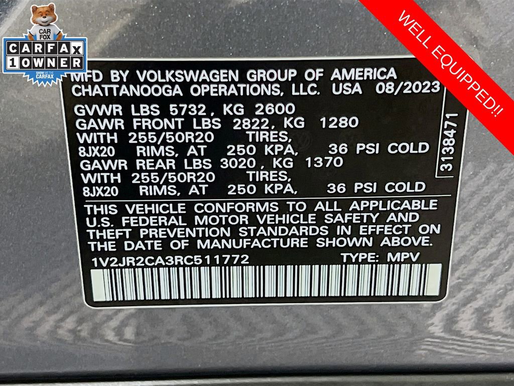 Used 2024 Volkswagen Atlas SE FWD image 33