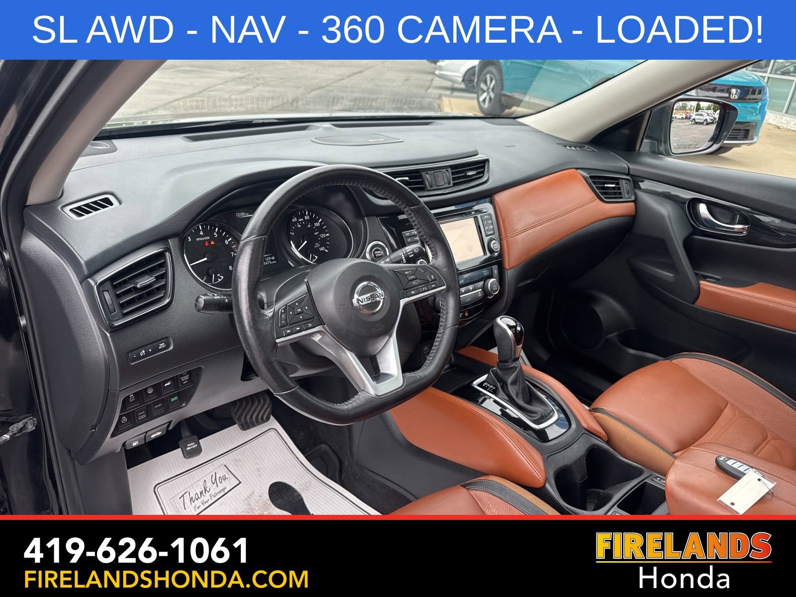 Used 2017 Nissan Rogue SL w/ SL Premium Package AWD/4WD image 16