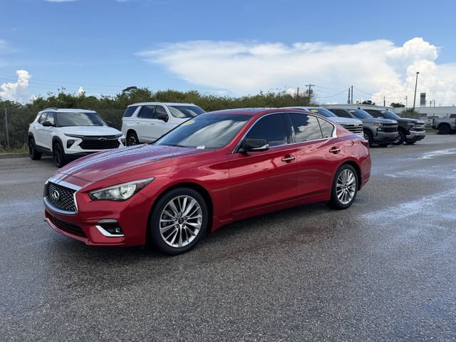 Used 2021 INFINITI Q50 Luxe w/ Cargo Package RWD image 11