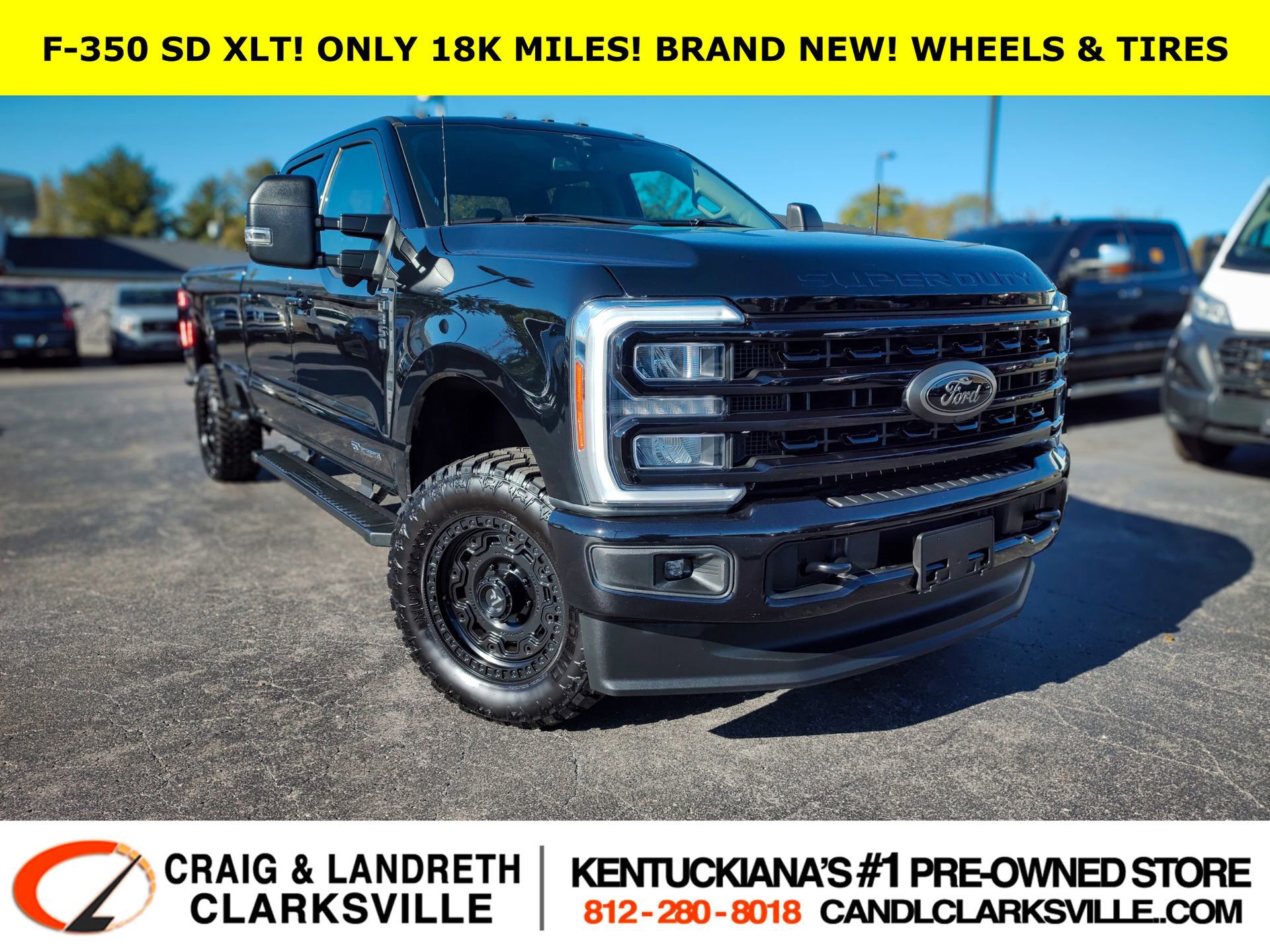 Used 2023 Ford F350 XLT w/ Black Appearance Package