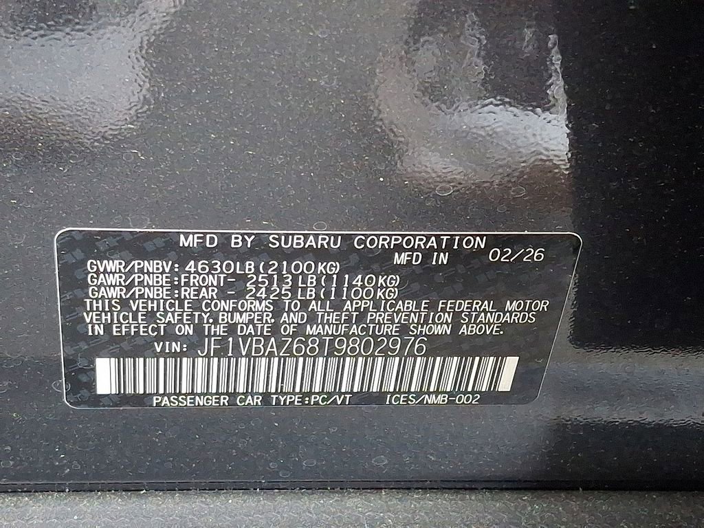 New 2026 Subaru WRX tS AWD/4WD image 18