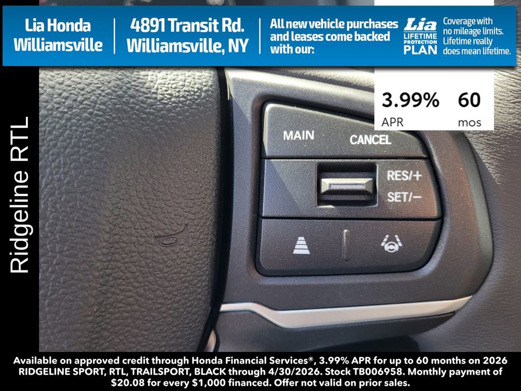 New 2026 Honda Ridgeline RTL image 20