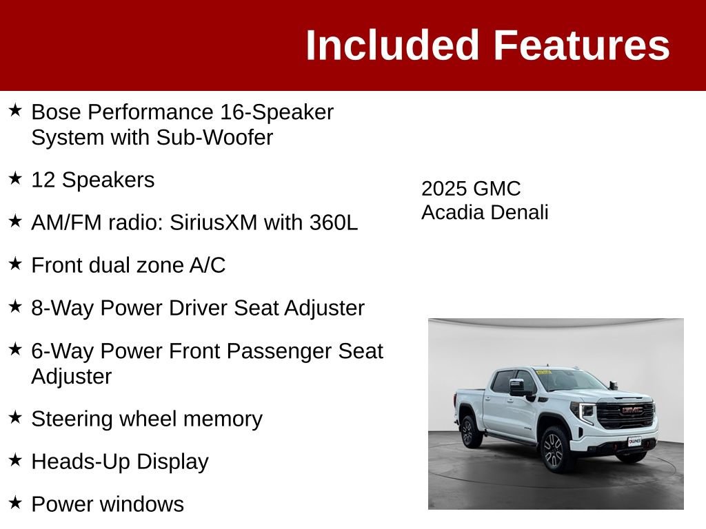 Used 2025 GMC Acadia Denali w/ Super Cruise Package AWD/4WD image 4