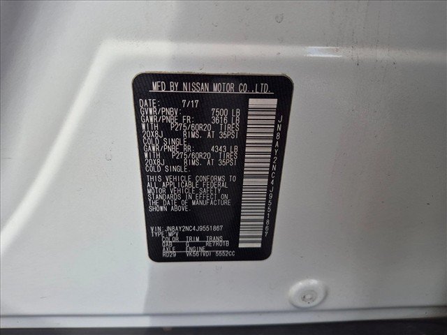 Used 2018 Nissan Armada Platinum AWD/4WD image 15