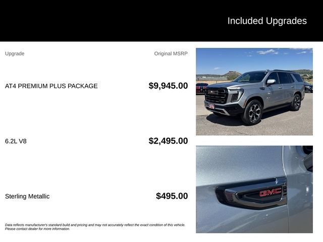 Used 2025 GMC Yukon AT4 w/ AT4 Premium Plus Package AWD/4WD image 5