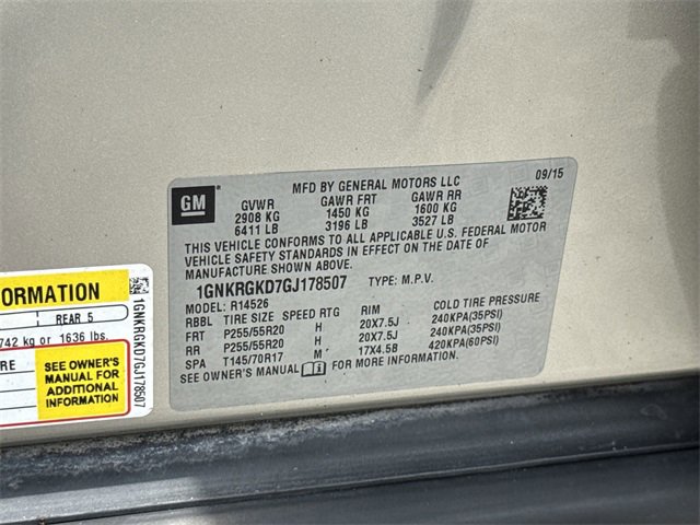 Used 2016 Chevrolet Traverse LT w/ Style and Technology Package image 37