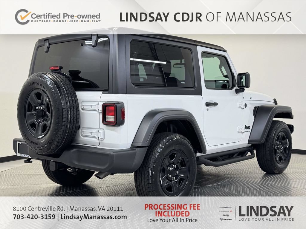 Certified 2025 Jeep Wrangler Sport AWD/4WD image 9