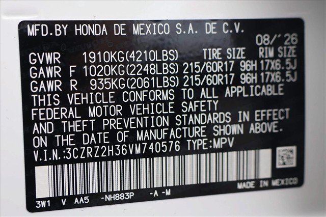 New 2027 Honda HR-V LX image 24