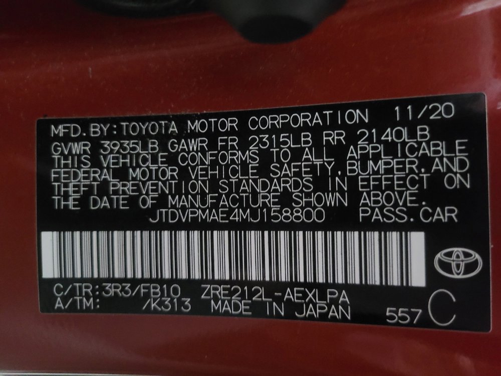 Used 2021 Toyota Corolla LE w/ LE Convenience Package FWD image 33