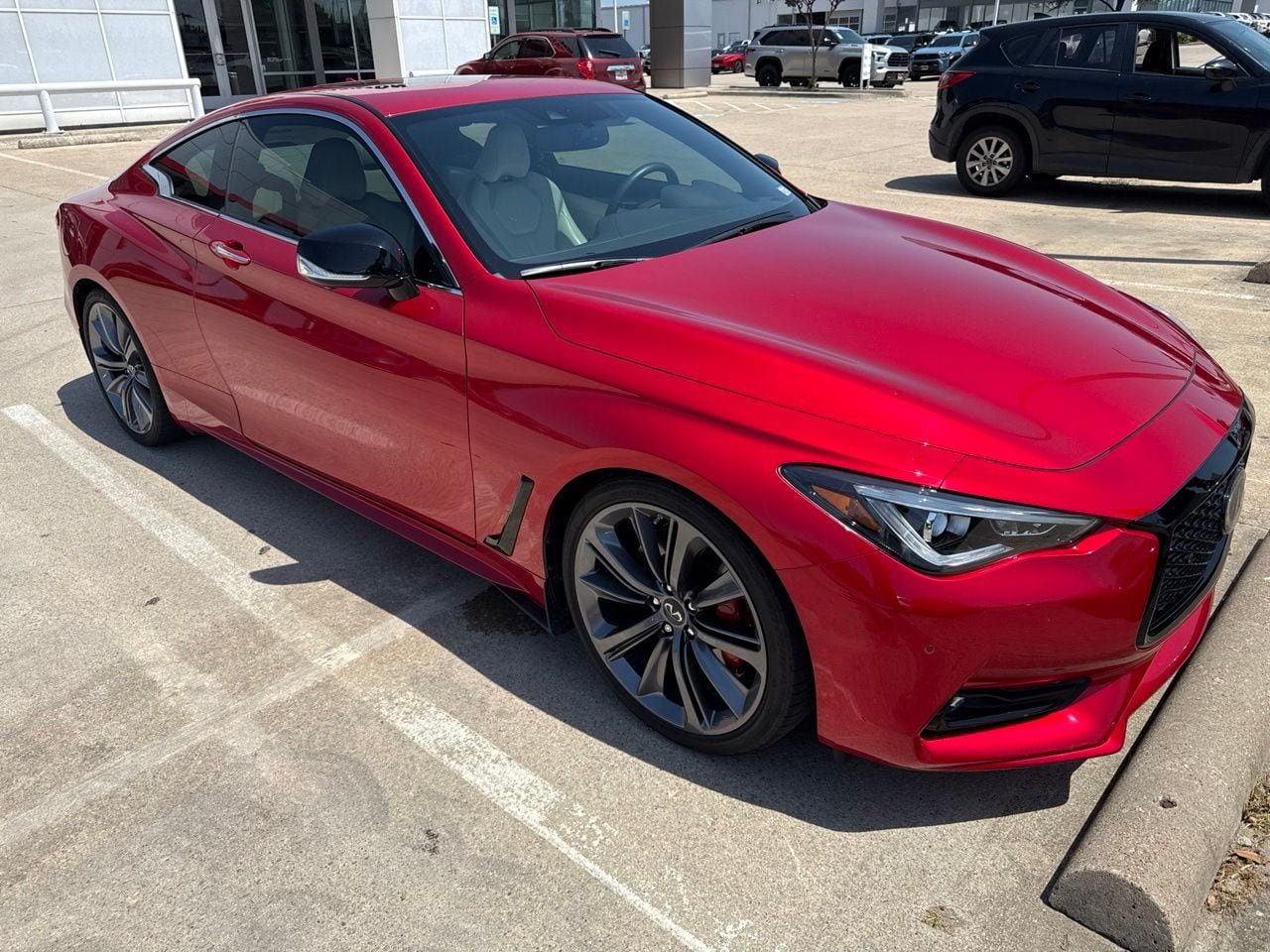 Used 2022 INFINITI Q60 Red Sport 400 w/ Cargo Package RWD image 3