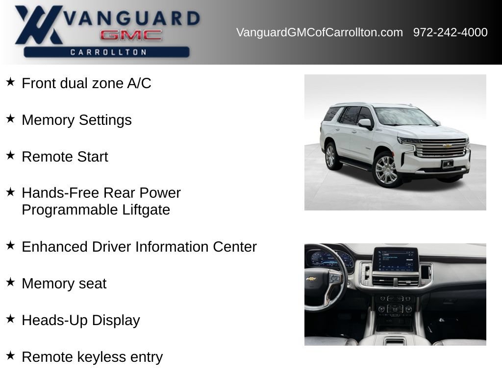 Used 2023 Chevrolet Tahoe High Country AWD/4WD image 12