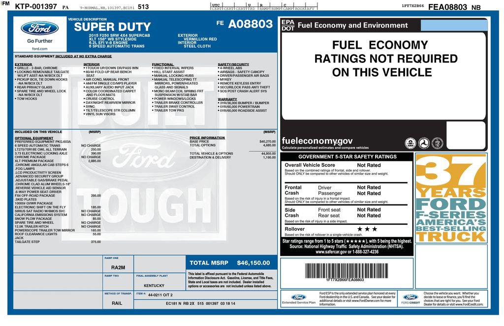 Used 2015 Ford F250 XLT w/ XLT Premium Package image 35