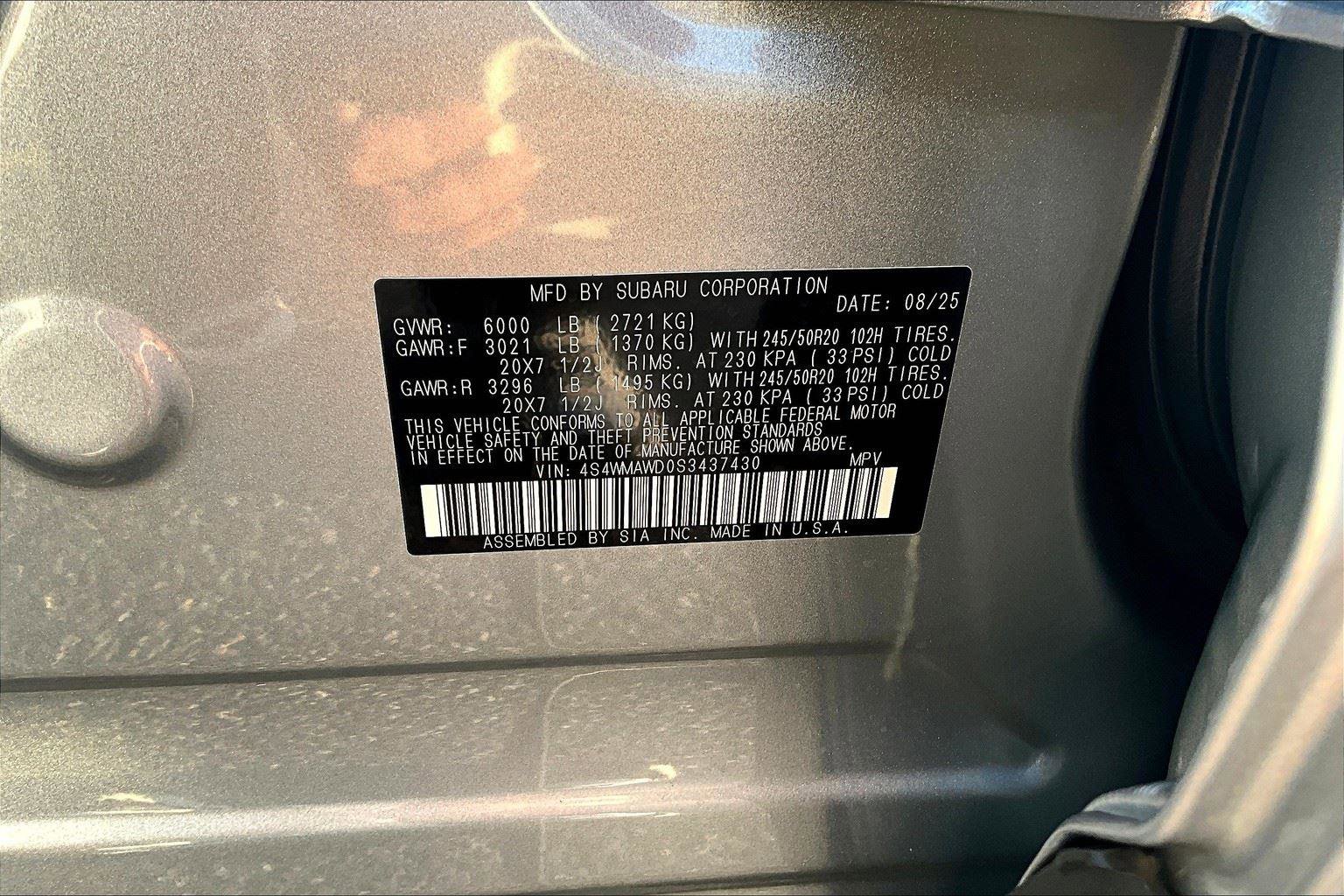 New 2025 Subaru Ascent Bronze Edition image 12