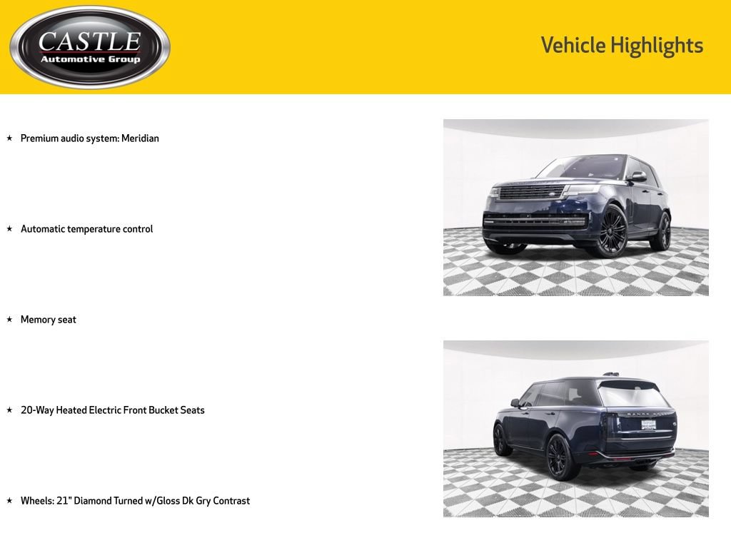 Used 2023 Land Rover Range Rover SE AWD/4WD image 3