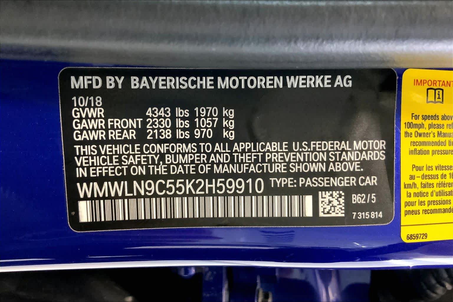 Used 2019 MINI Cooper Clubman S w/ Starlight Blue Edition FWD image 36