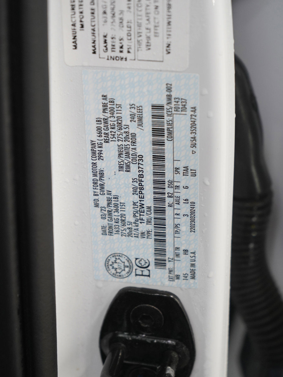 Used 2023 Ford F150 Lariat w/ Equipment Group 502A High image 28