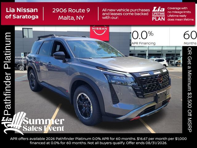 New 2026 Nissan Pathfinder Platinum w/ Cargo Package
