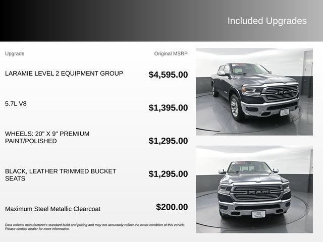 Used 2019 RAM 1500 Laramie AWD/4WD image 4