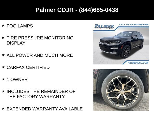 Used 2022 Jeep Grand Cherokee Summit AWD/4WD image 30
