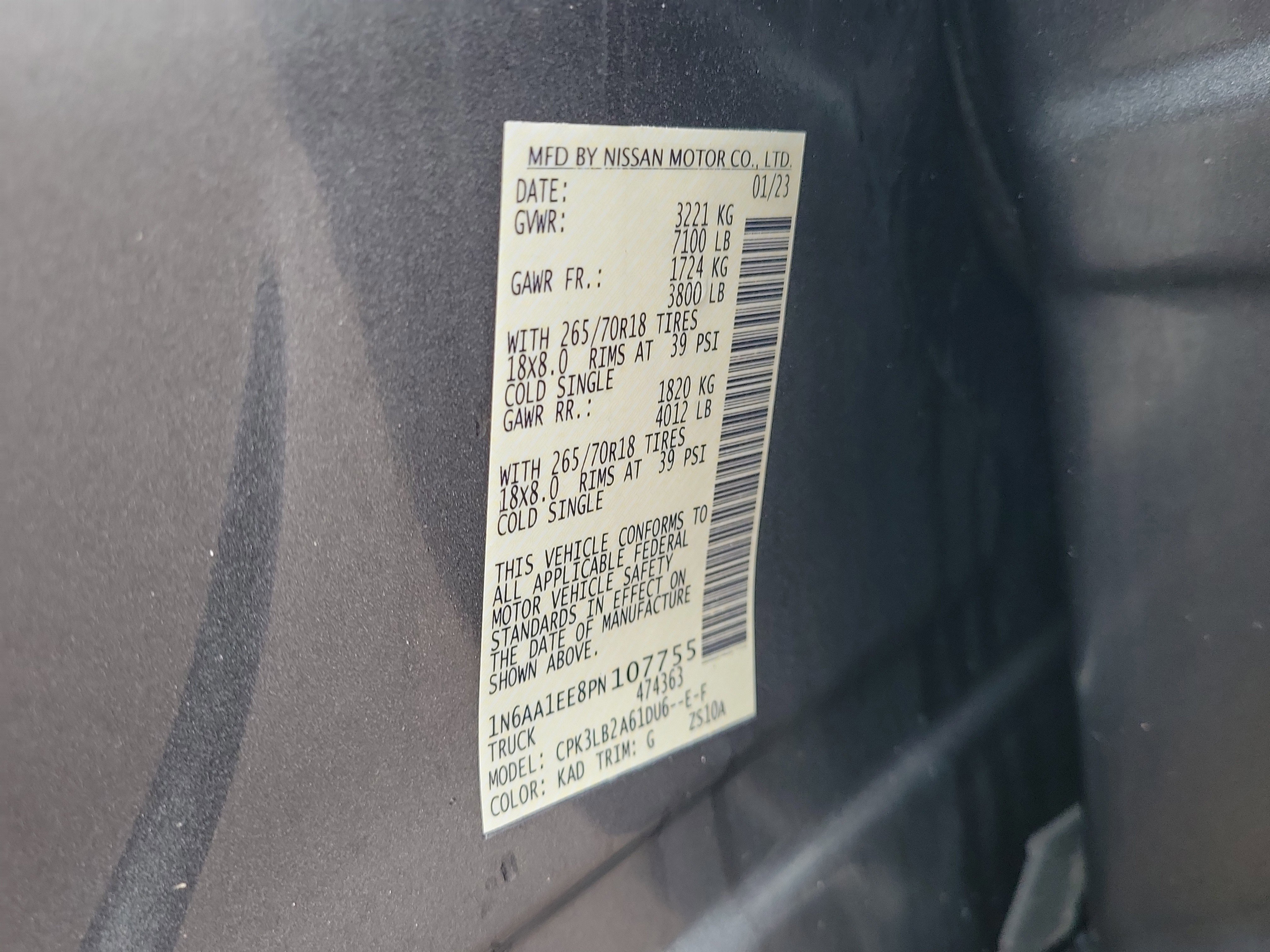 Certified 2023 Nissan Titan SV image 33