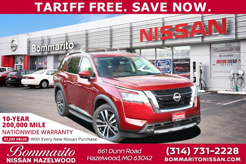 New 2025 Nissan Pathfinder Platinum w/ Cargo Package