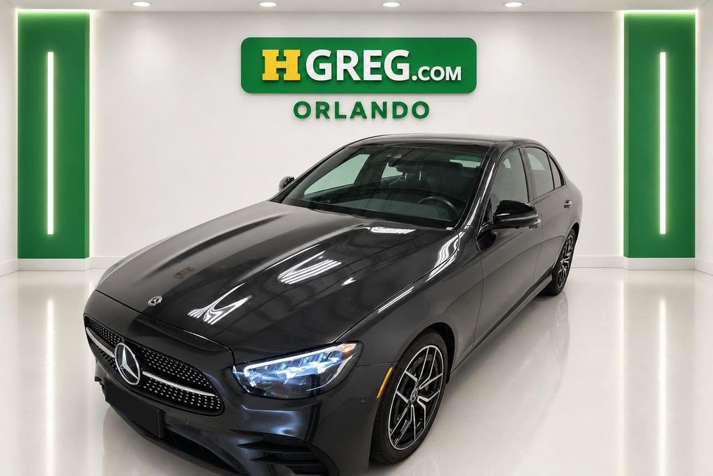 Used 2022 Mercedes-Benz E 350 Sedan w/ AMG Line Exterior image 4