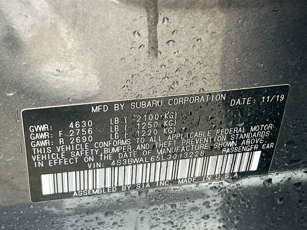 Used 2020 Subaru Legacy Limited w/ Popular Package #2 image 33