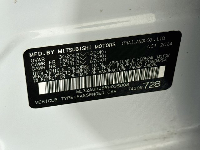 Used 2024 Mitsubishi Mirage FWD image 40