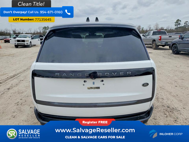 Used 2023 Land Rover Range Rover Long Wheelbase SE AWD/4WD image 8