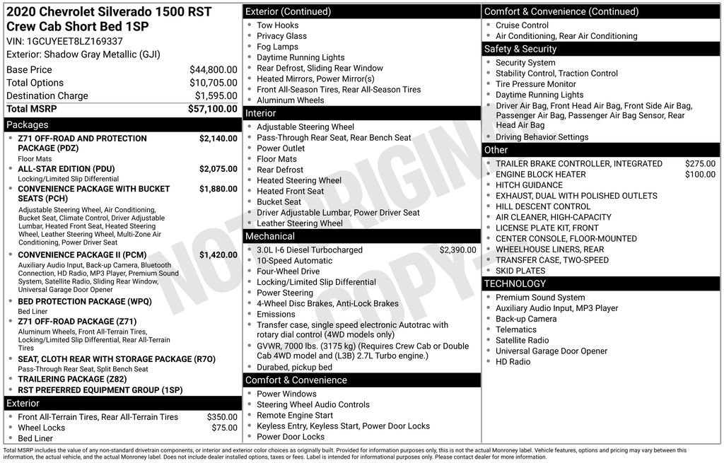 Certified 2020 Chevrolet Silverado 1500 RST image 6