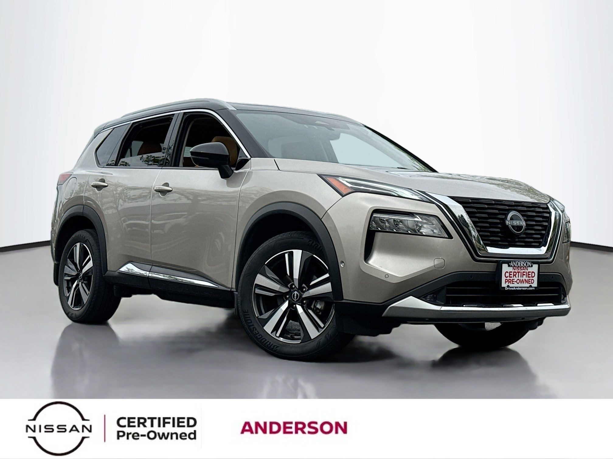 Certified 2022 Nissan Rogue Platinum w/ Head-Up Display Package AWD/4WD image 1