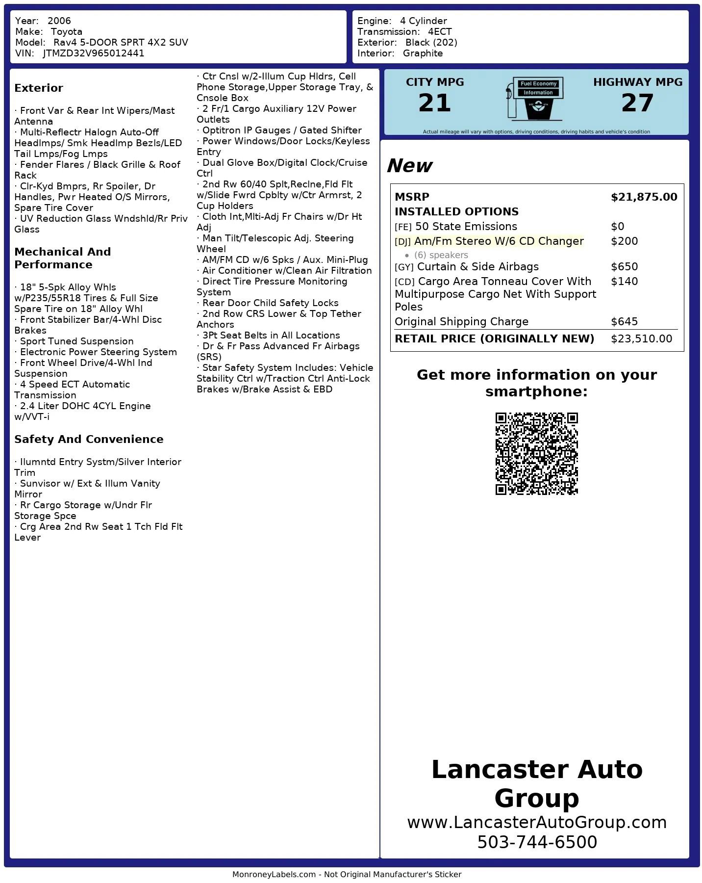 Used 2006 Toyota RAV4 Sport image 2