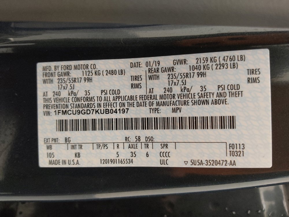 Used 2019 Ford Escape SE AWD/4WD image 33
