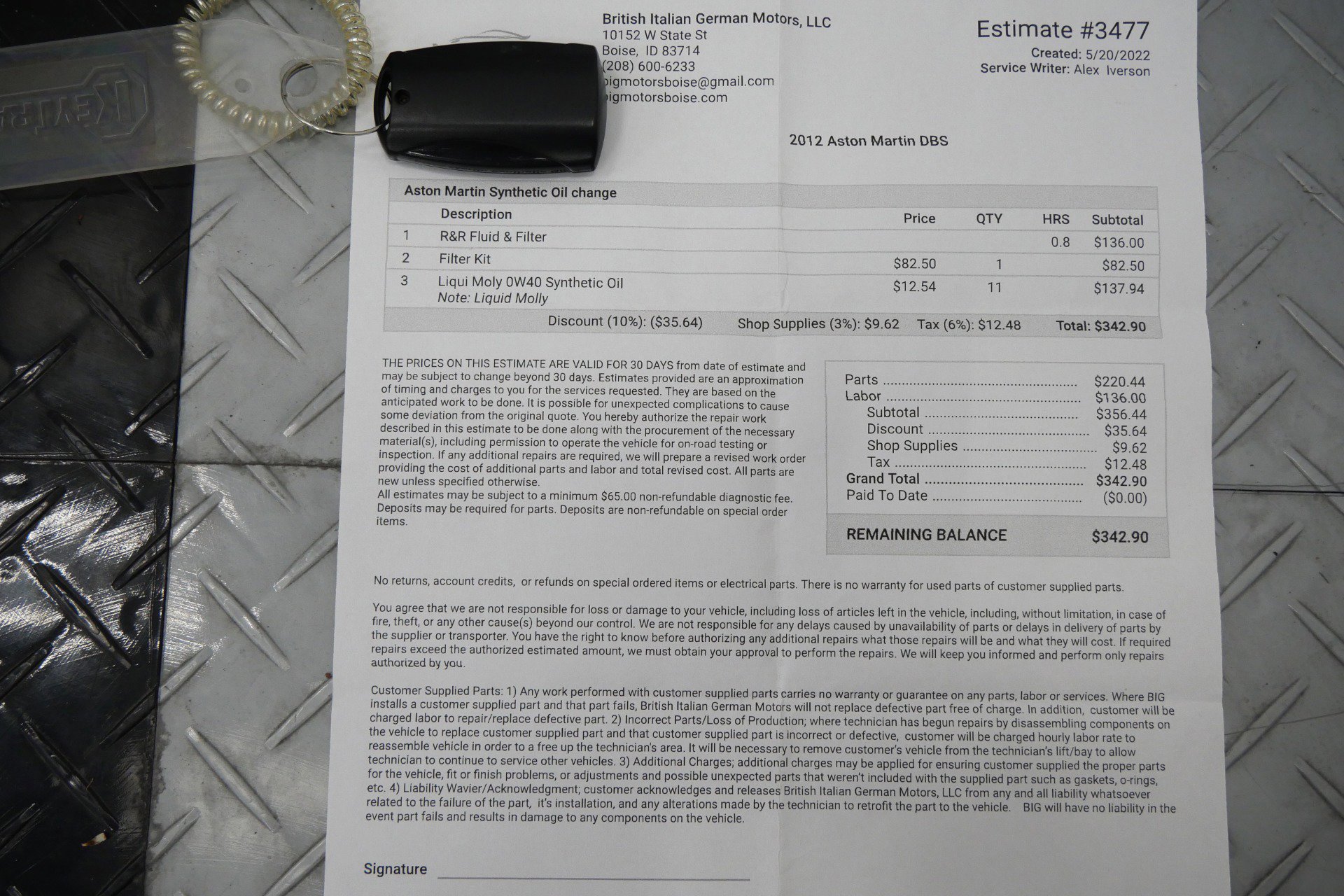 Used 2012 Aston Martin DBS Carbon Black RWD image 43