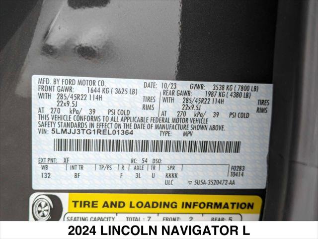 Used 2024 Lincoln Navigator L Black Label AWD/4WD image 36