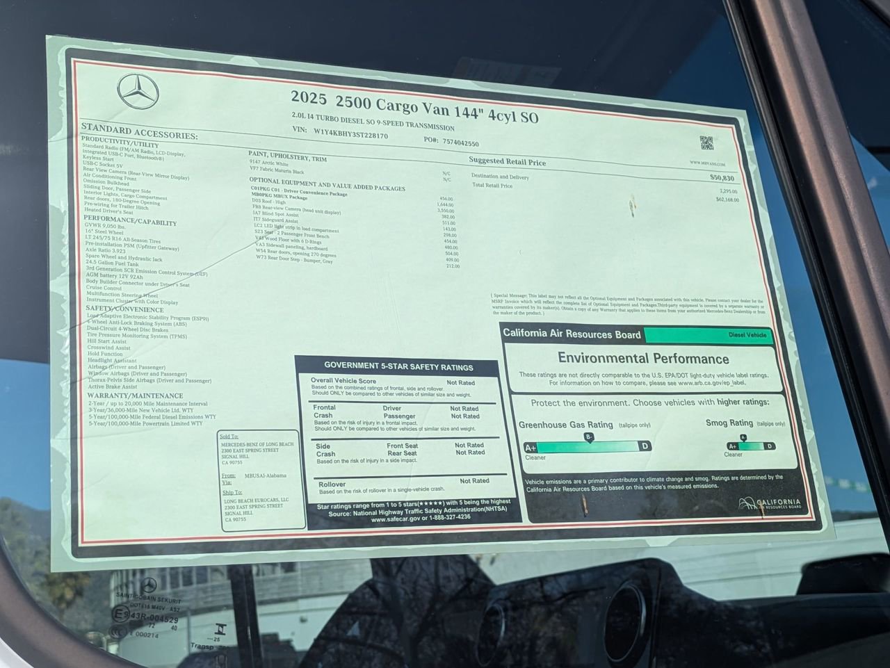 New 2025 Mercedes-Benz Sprinter 2500 image 16