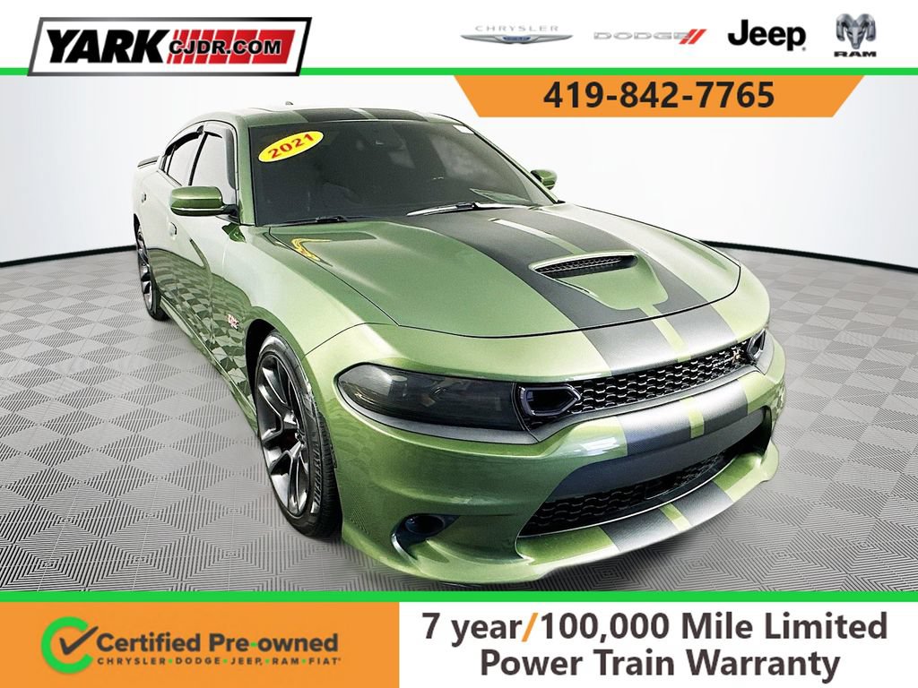 Certified 2021 Dodge Charger Scat Pack w/ Plus Group RWD image 1