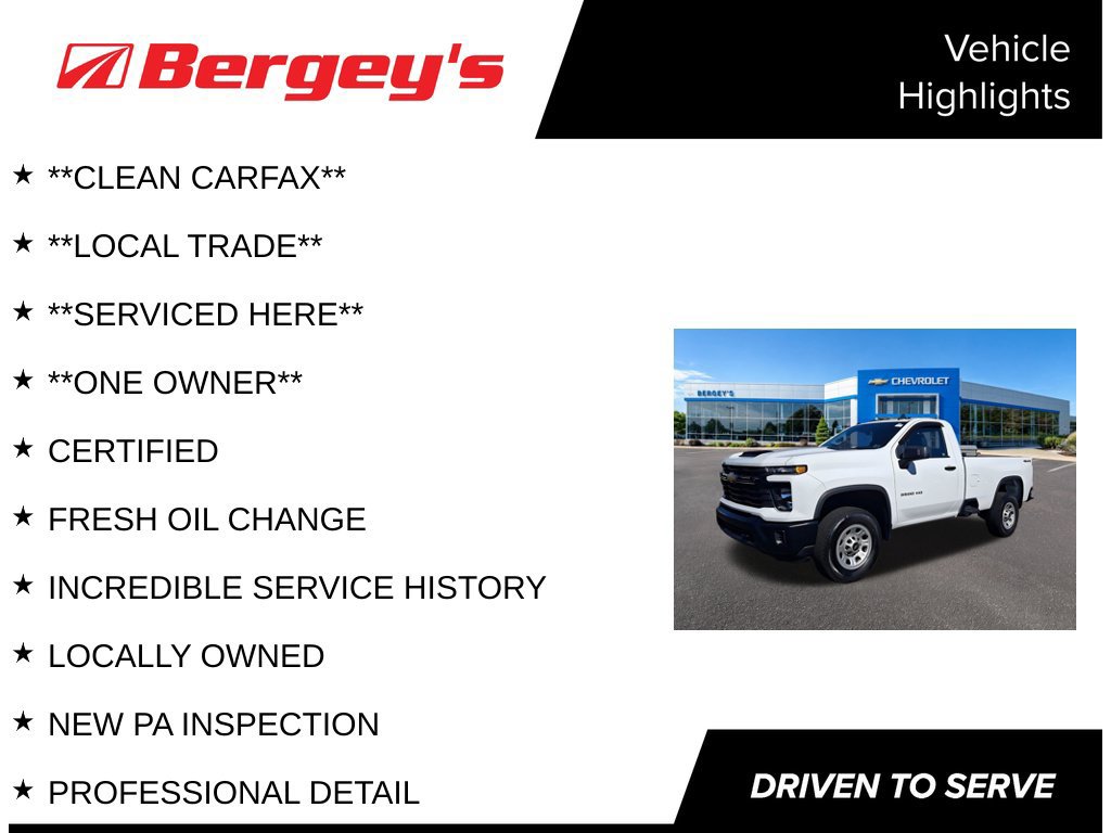 Certified 2024 Chevrolet Silverado 3500 W/T w/ WT Convenience Package AWD/4WD image 4