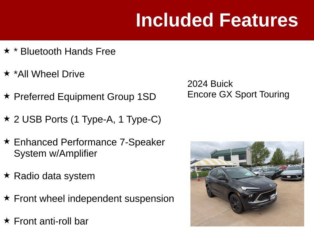 Used 2024 Buick Encore GX Sport Touring AWD/4WD image 3
