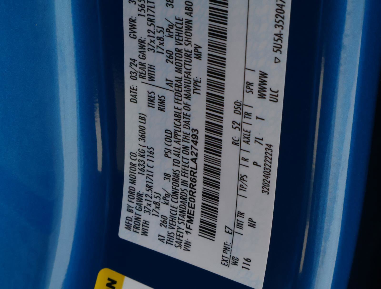 Used 2024 Ford Bronco Raptor w/ Interior Carbon Fiber Pack 6 image 21