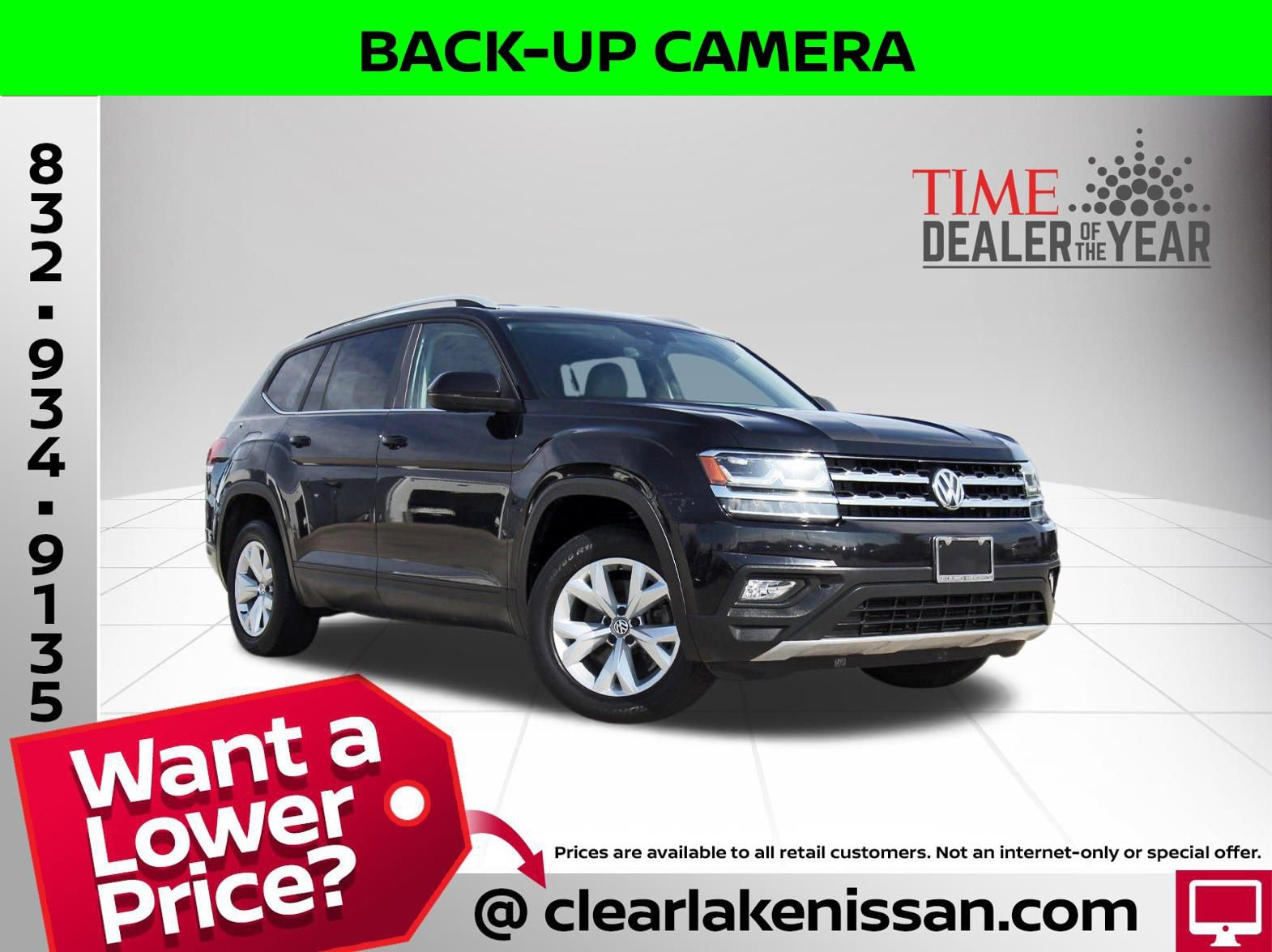 Used 2018 Volkswagen Atlas SE