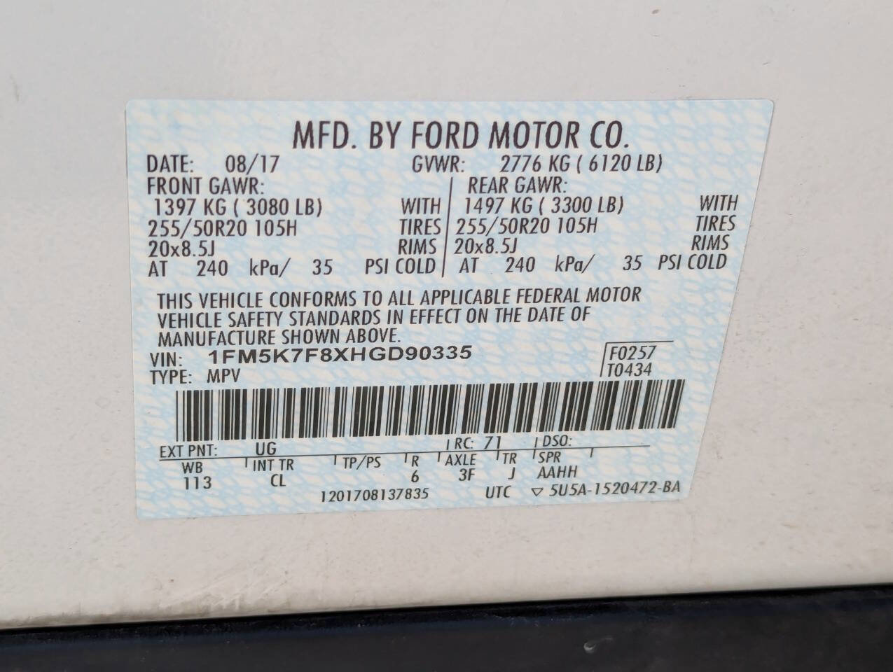 Used 2017 Ford Explorer Limited w/ Equipment Group 301A image 37