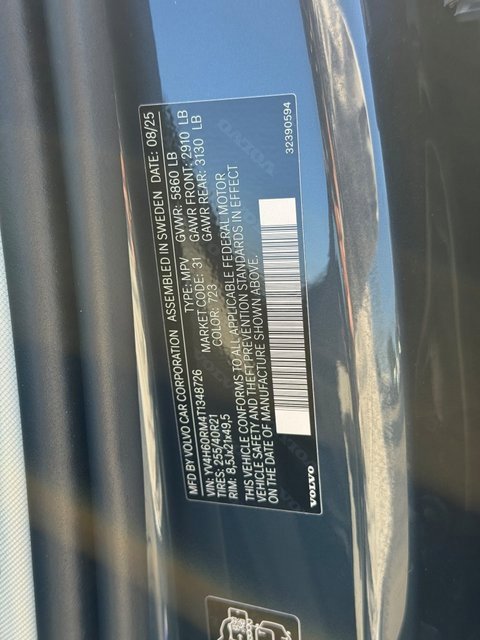 New 2026 Volvo XC60 T8 Ultra w/ Protection Package Premier image 30