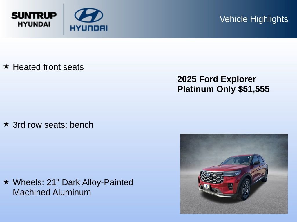 Used 2025 Ford Explorer Platinum w/ Ultimate Package image 24