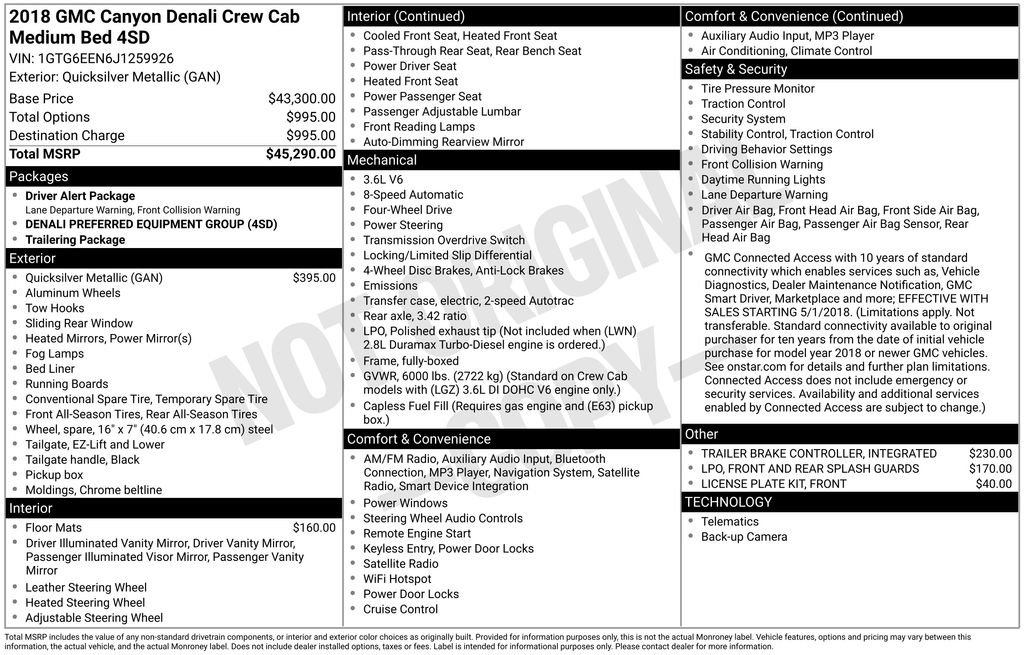 Used 2018 GMC Canyon Denali image 19