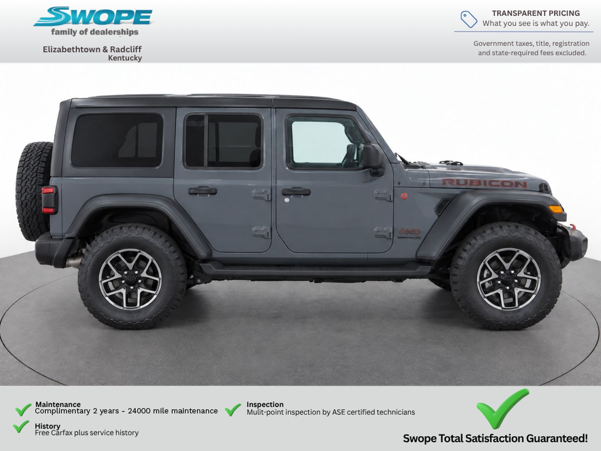 Used 2024 Jeep Wrangler Unlimited Rubicon w/ Convenience Group AWD/4WD image 4