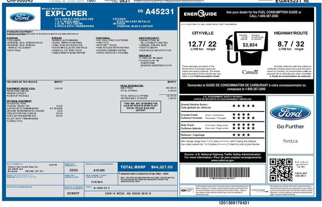 Used 2014 Ford Explorer XLT w/ Equipment Group 202A image 5