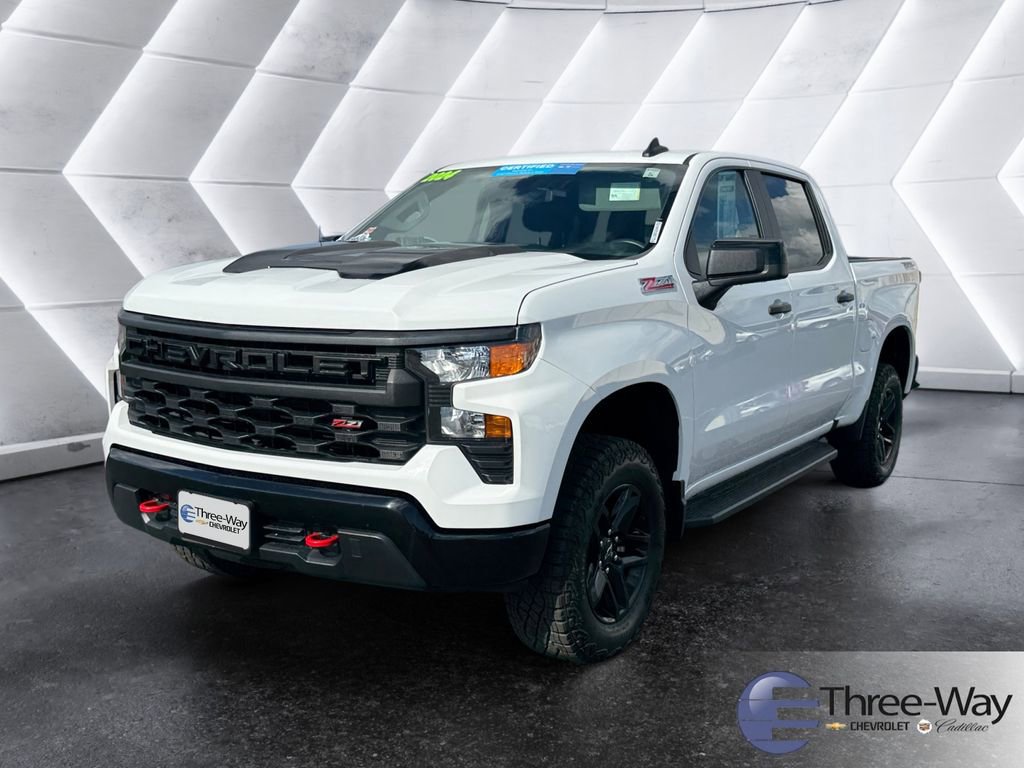 Certified 2024 Chevrolet Silverado 1500 Custom Trail Boss AWD/4WD image 1