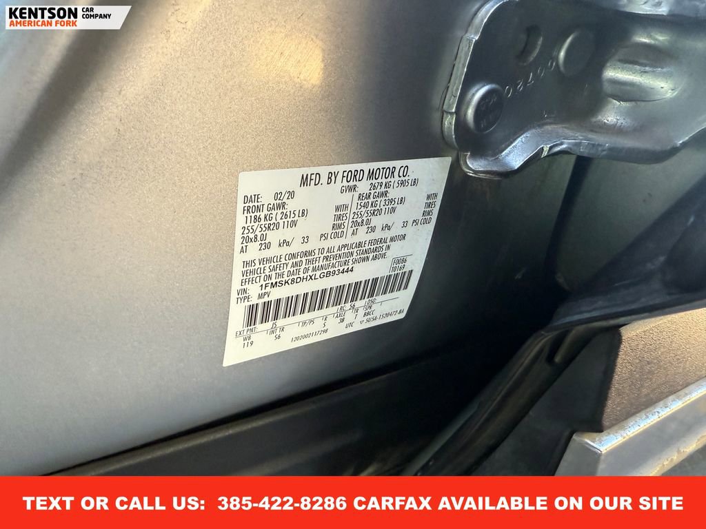 Used 2020 Ford Explorer XLT w/ Equipment Group 202A image 42